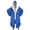 Blue, variant on Catalonia Kids Waterproof Swim Parka with Hood, Windproof Fleece Swim Jacket, Warm Winter Swim Coat for Boys Girls Youth, Perfect for Swim Lessons, Beach, Pool
