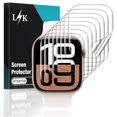 thumbnail image 1 of Protector de pantalla L K Lk, paquete de 8 unidades para Apple Watch S11/10, 42 mm, 1 of 6