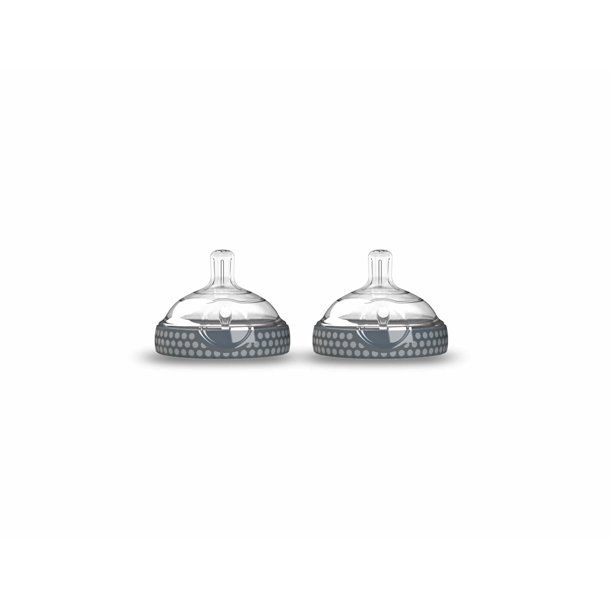 Baby Brezza Baby Bottle Replacement Parts Stage 2, 2 Pack, Grey