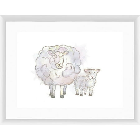  Baby  and Mama Sheep Wall Art  23 x 19 Walmart  com