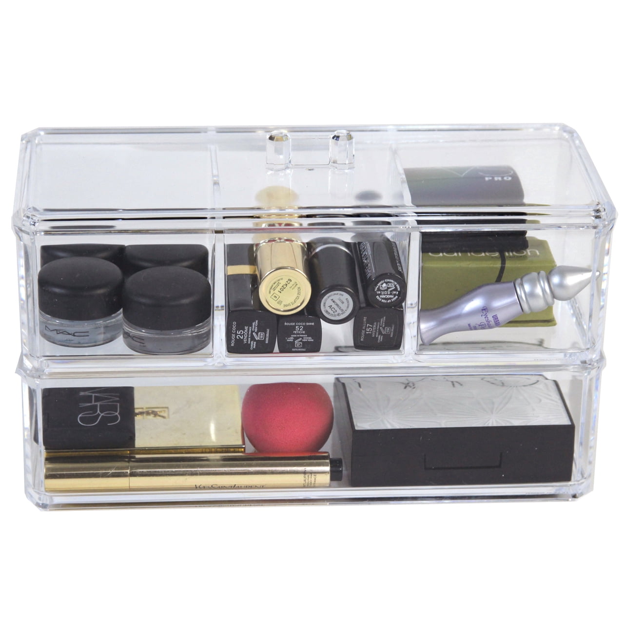 Set of 2 STACKABLE ACRYLIC VANITY ORGANIZER