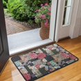 thumbnail image 2 of Pioneer Flower Floral Print Pattern Door Rugs,Washable Non Slip Door Mats Indoor,Decorative Door Mats,Entry Mat Indoor for Entrance,Bedroom,Kitchen,Bathroom,30"x17", 2 of 6