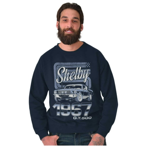 Shelby GT 500 Classic Muscle Car Sweatshirt for Men or Women Brisco Brands S