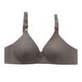 thumbnail image 1 of ManxiVoo Plus Size Wireless T Shirt Bra Full Coverage Minimizer Comfort Support for Women Adjustable Fit M Size Dark Gray, 1 of 7