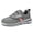 Gray, variant on Men's & Women's Diabetic Walking Shoes, Extra Wide Width Adjustable Hook-and-Loop Shoes for Swollen Feet, Edema, Bunions, Comfortable Senior Footwear