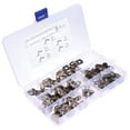 thumbnail image 1 of Mobutofu 50 Pcs Clips de Tuyaux en Acier Inoxydable Résistance à la Rouille pour Techniciens Expédition, 1 of 5
