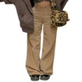 thumbnail image 1 of Women Straight-leg Pants High Waist Version Street Style Spring Autumn Clothing Gothic Style, 1 of 7