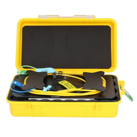 OTDR Launch Cable Box,Optical Fiber Test Extension Fiber Jumper Cable Box Single Mode Fiber Cable Box Best in Class