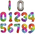 thumbnail image 5 of ballons Anniversaire 5 An Colore - Gros Ballon Chiffre 5 Numro 5 - Decoración Feliz Cumpleaños Ballons Fte D'anniversaire Ans Vole Grce L'hlium 5 B, 5 of 5