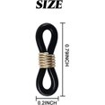 thumbnail image 2 of HSHDLDF 300PCS Eyeglasses Chain Ends Anti Slip Silicone Spring Rubber Connector Holder Retainer for Eyeglass Sunglasses Necklace Chain Eyeglass Chain Loop Holder Silicone Eyeglass Connector, Black a, 2 of 5