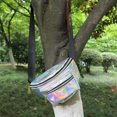 thumbnail image 3 of Sac d'Entraînement pour Femmes Sac Banane en Simili Cuir Réfléchissant pour Femmes, 3 of 6