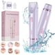 thumbnail image 1 of Glow Aura Womens Shaver, IPX7 2 in 1 Electric Lady Shaver Bikini Trimmer (Purple), 1 of 5