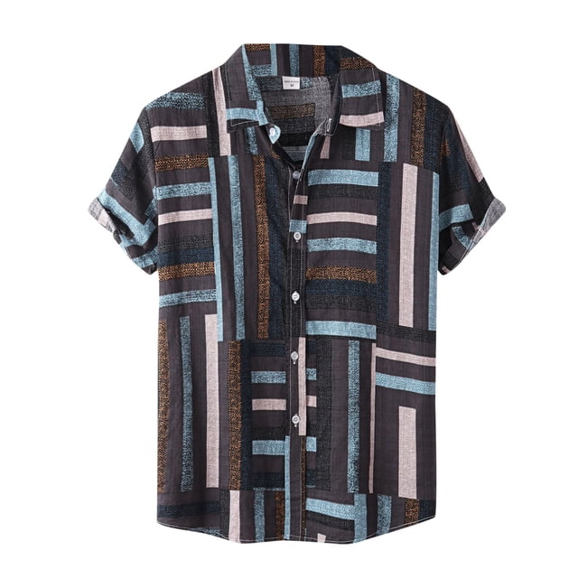 Playeras Cuello V Hombre Camisa Corta De Primavera Y Verano Para Hombre Del Día De Canadá, Camisa Con Solapa Totalmente Estampada