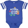 thumbnail image 3 of Inktastic In a World You Can Be Anything Be Kind Autism Awareness Boys or Girls Baby Bodysuit, 3 of 5