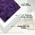 thumbnail image 4 of Socofuz 6x9ft Grape Purple Fluffy Rugs, Soft Indoor Modern Carpets for Living Room Bedroom Nursery Home Decor, 4 of 7
