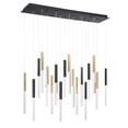 thumbnail image 4 of 46771-025 Eurofase Lighting Benicio - 56.7W 18 LED Chandelier-18 Inch Tall and 9.75 Inch Wide-Gold Black Mix Finish, 4 of 8