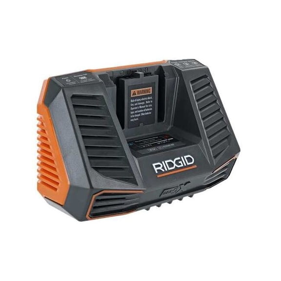 Ridgid Battery Charger, 120V AC, (1) 18V 140320010