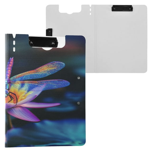 BZSMCE Clipboard Folder A4 Foldable Clipboards With Vibrant Flutter Printed