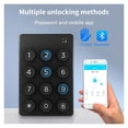 thumbnail image 2 of Wireless Keypad Digit Code Bluetooth App Unlock Compatible with Electronic Intelligent Locks ,Easy to Install, 2 of 6