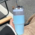 thumbnail image 4 of Glass&Bottle Cup and Bottle 30oz Car Mug 304 Stainless Steel Thermal Insulation Coffee Mug Large Capacity Ice Drink, 4 of 6