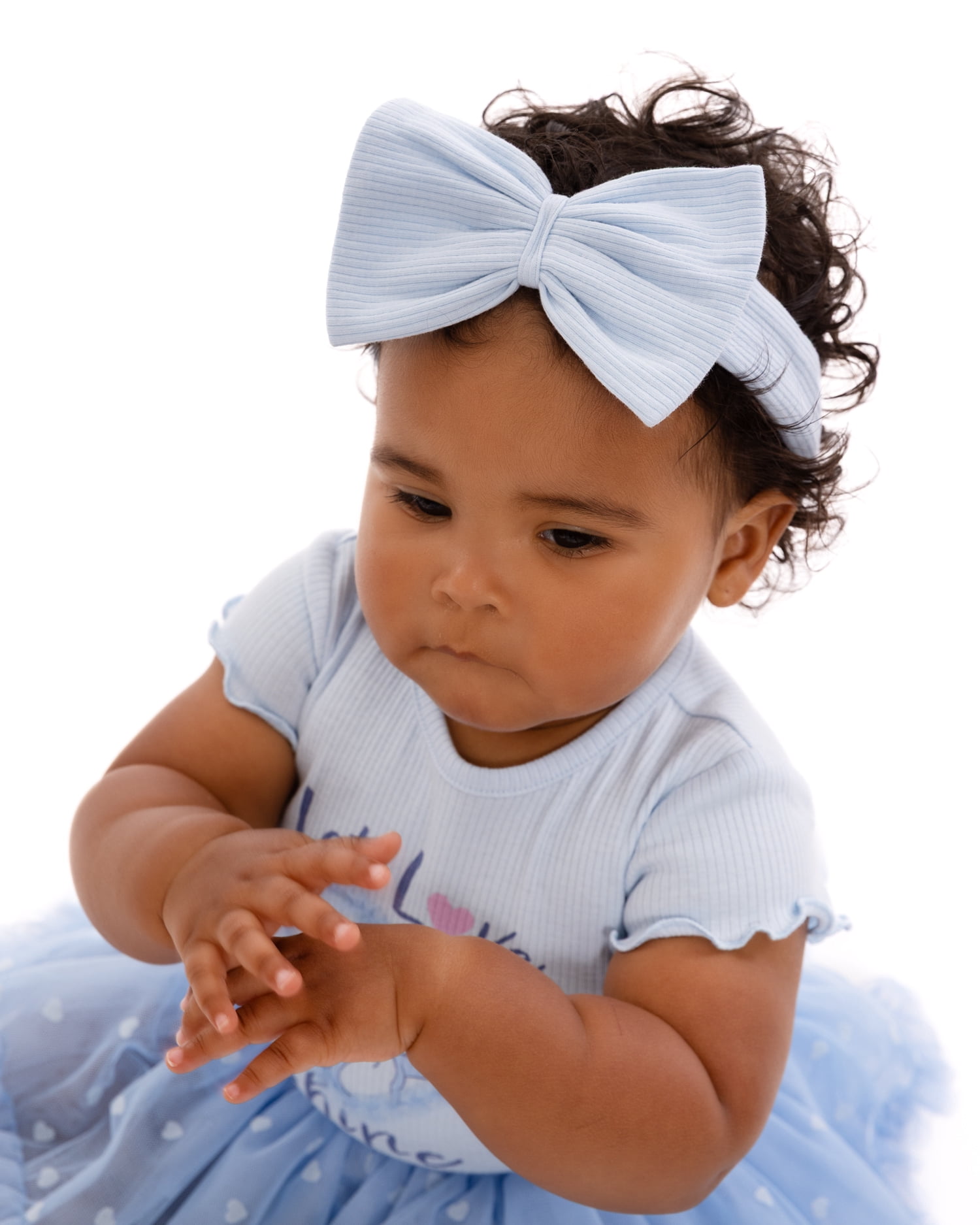 Stitch Baby Girls Bodysuit & Skirt Set with Bow Headband, 3-Piece, 0/3M-24M