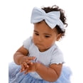 thumbnail image 3 of Stitch Baby Girls Graphic Bodysuit and Skirt Set with Matching Headband, 3-Piece, Sizes 0/3M-24M, 3 of 8