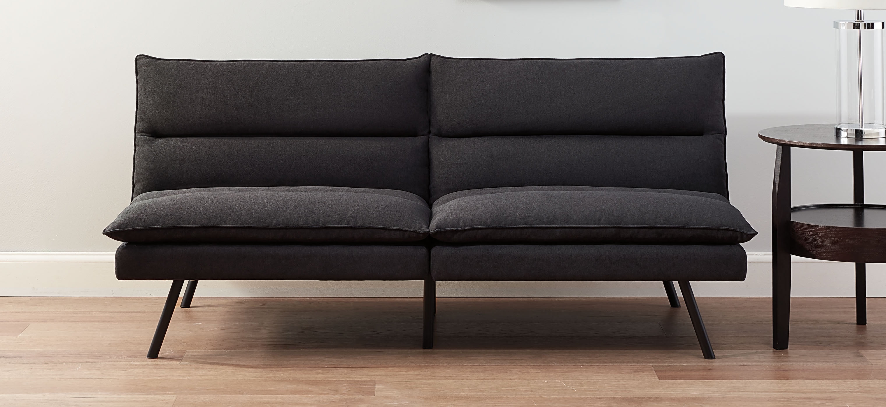 Mainstays Pillow Top Futon, Charcoal