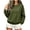 Army Green, variant on CBASIHI Womens Crew Neck Sweatshirts with Pockets- Fall Oversized Long Sleeve Casual Pullover Top Gray Size S-2XL