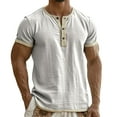 thumbnail image 1 of SOMOWI Mens T-Shirts Wear Short Sleeve Soft Washed Crew Neck Everyday Comfort White Graphic Fall Tees XL, 1 of 8