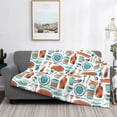 thumbnail image 5 of KLL Cute Tableware Print Fleece Throw Blanket, Horizontal Fleece Bedding Cute Soft Blankets Comfy Fleece Flannel Plush Home Decor for Couch & Bed -50"x40", 5 of 9