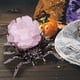 thumbnail image 4 of Decoraciones de Halloween, adornos de Halloween, regalos de Halloween, cristal natural, amatista, grava, cristal blanco, decoración de escritorio, regalo de Halloween, araña de cristal único de plásti, 4 of 6