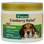 NaturVet Cranberry Relief + Echinacea Urinary Tract & Immune Support for Dogs & Cats, 50 grams
