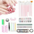 thumbnail image 4 of Herramientas De Pluma De Puntos, Conjunto De Pluma De Uñas De Decoración De Diamantes De Imitación, Lima De Manicura Arte De Uñas Decorar Uñas Manicura Diy Kit EOTVIA No, 4 of 6