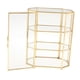 thumbnail image 2 of Caja de almacenamiento de joyas de vidrio, estuche para almacenamiento de cosméticos, organizador de joyas de 3 niveles, expositor para tobilleras,, 2 of 8