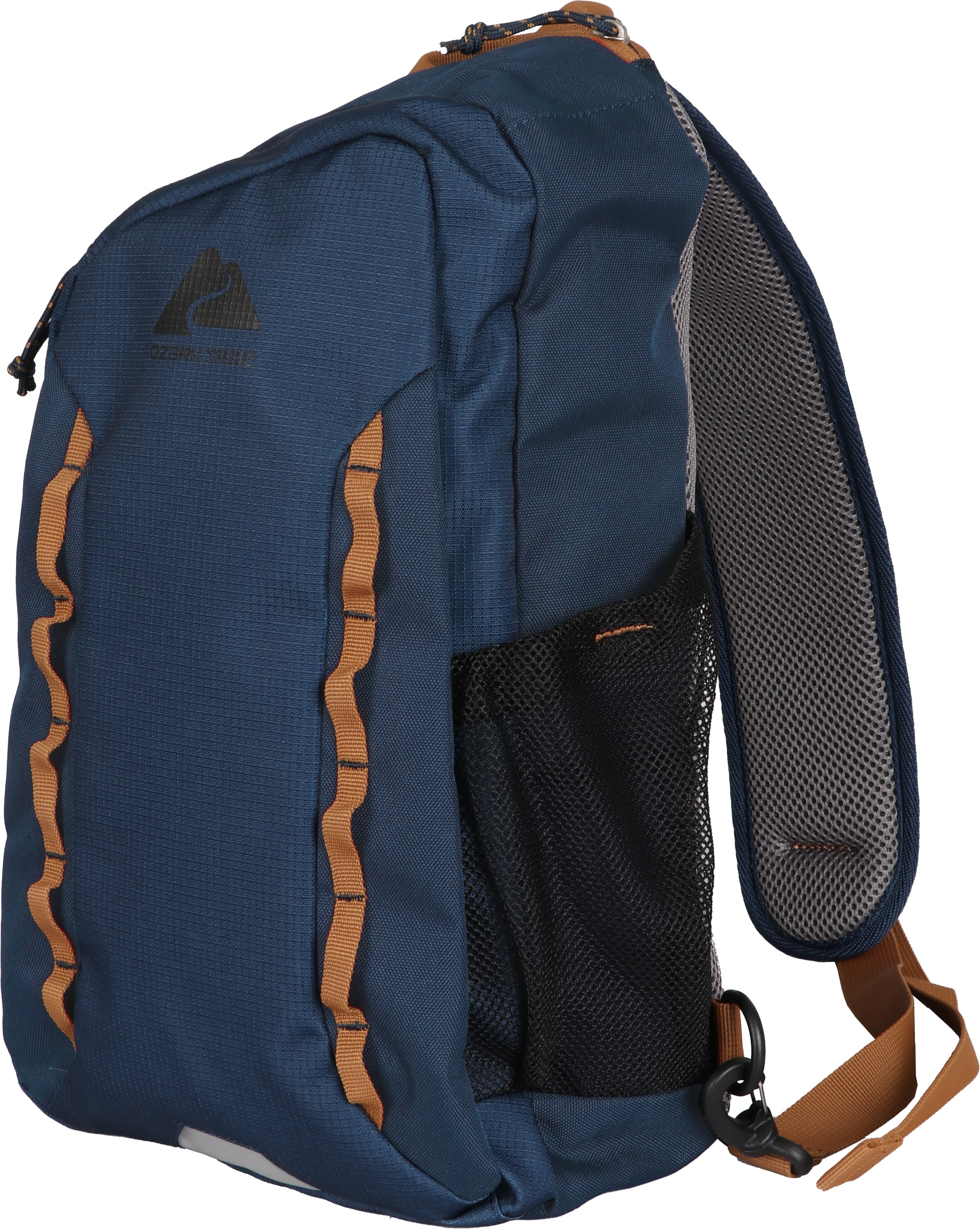 Ozark Trail 15L Adult Deluxe Sling Backpack, Unisex, Blue