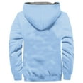 thumbnail image 4 of FRSASU Men's Sherpa Lined Hoodie Full Zip Up Heavyweight Hooded Jacket Sweatshirt Fleece Fall Winter Warm Coat with Pocket Sky Blue, 4 of 5
