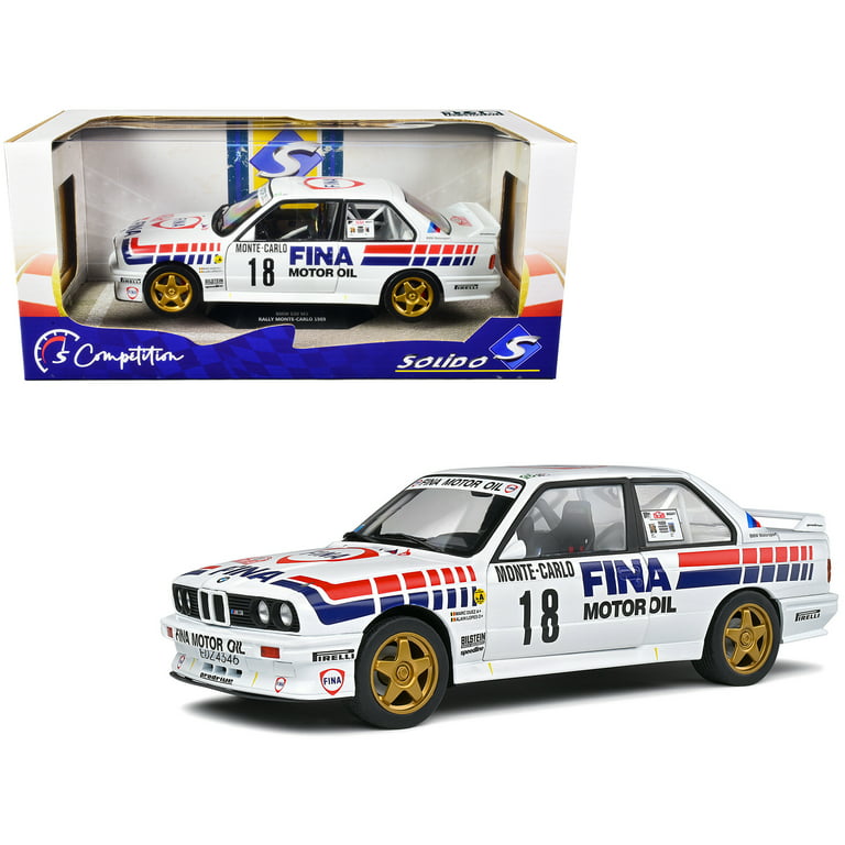 Diecast BMW E30 M3 Gr.A #18 Marc Duez - Alain Lopes Rally Monte-Carlo  (1989) Competition Series 1/18 Diecast Model Car by Solido 