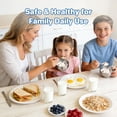 thumbnail image 7 of Vesteel 4-Pack Stainless Steel Kids Bowls, 12 oz Double-walled Toddlers Bowls, Insulated Metal Bowls for Dinner Lunch, Cereal, Snacks, Soup, Dishwasher Safe, 7 of 7