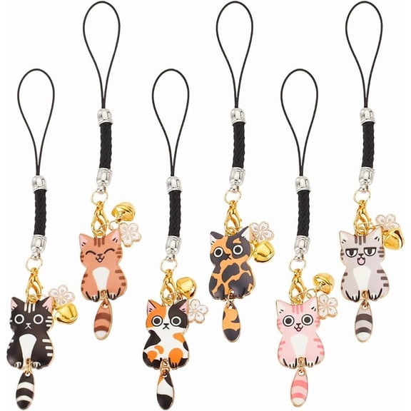 Mobile Phone Charms Japanese Style Phone Charm Alloy Charms Cellphone Strap Pendant Keychain Pendant Accessories Mixed Color