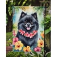 thumbnail image 3 of Pomeranian Luau Garden Flag 11.25 in x 15.5 in, 3 of 5