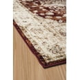 thumbnail image 2 of Designer Home Delos Area Rug 3001-00436 Ponte Vecchio Crimson Bordered Petals 1'10" x 7'2" Rectangle, 2 of 3