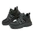 thumbnail image 6 of XIMIN Men Hiking Shoes Slip Resistant Safety Shoes Indestructible Construction Waterproof Trail Fashion Sneakers Breathable Lightweight Non-Slip Outdoor Walking Sports Shoes, 6 of 6