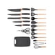 thumbnail image 1 of Utensilios De Cocina Silicona Juego De Cuchillo 19 Set Color Gris, 1 of 4