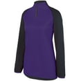 thumbnail image 2 of Augusta S Ladies Record Setter Pullover Slate/Purple 3622, 2 of 2