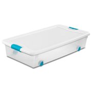 Sterilite 56 qt Wheeled Latching Box with Hinging Lid