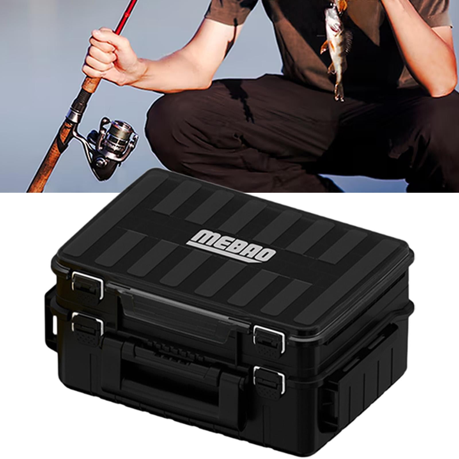 MAGIDEAL Fishing Tackle Box Portable Organizer for Birthday Gift Freshwater