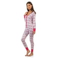 thumbnail image 2 of BHPJ By Bedhead Pajamas Women's Soft Knit Button Front One Piece Pajama Jumpsuit, 2 of 5