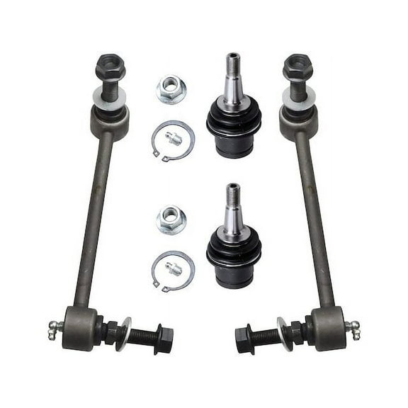 Front Ball Joint Sway Bar Link Kit - Compatible with 2006 - 2019 Dodge Charger 2007 2008 2009 2010 2011 2012 2013 2014 2015 2016 2017 2018