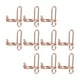 thumbnail image 5 of 10 piezas de anillos para uñas de tamaño ajustable para uso diario, regalo para niñas y mujeres, de metal, sin metal. oro rosa, 5 of 9