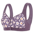 thumbnail image 2 of Censtreet Bras for Older Women No Underwire Front Closure Comfort Senior Wireless Closing Bra, 2 of 5